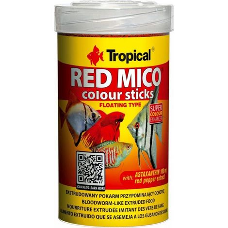Tropical Red Mico Colour Sticks 100ml - intensifica la colorazione di pesci marini e d'acqua dolce (1/2)