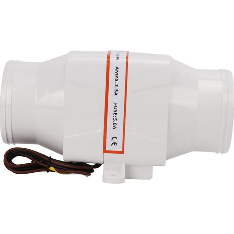 Souffleur d'air de cale marin électrique étanche de 7,6 cm (3 pouces), 12 V, 130 CFM, avec ventilateur à 4 pales pour bateau ou marine. (1/5)