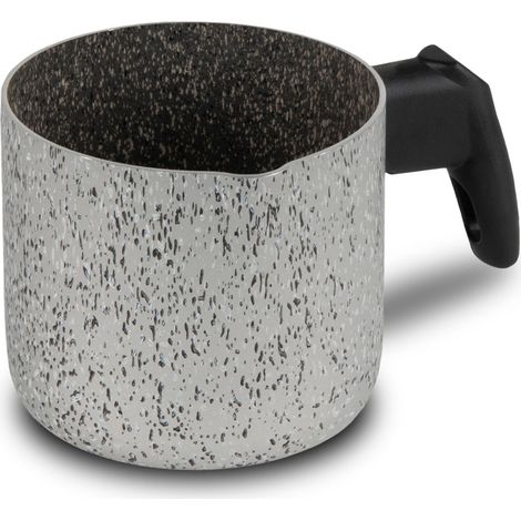 Mamù Bollilatte, antiaderente, con coperchio in vetro, alluminio, PFOA free, antigraffio, Ø 10 cm