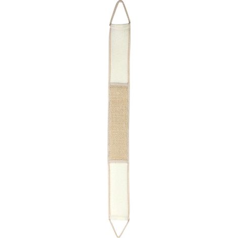 Serviette à récurer le dos, gant de douche exfoliant en coton et lin naturels, forte absorption d'eau, douce pour le corps lors du bain (1/5)