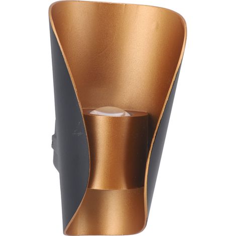 Aplique LED de pared impermeable de aluminio, diseño moderno, para pasillo o patio, 85–265 V (1/5)