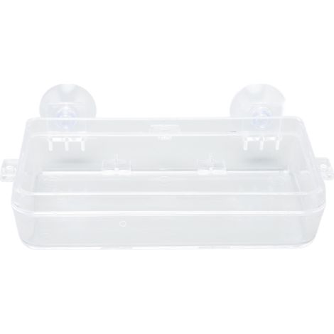 1 abreuvoir pour reptiles, transparent, anti-fugue, avec ventouse, adapté aux geckos, dragons barbus et lézards (1/5)