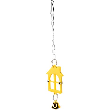 Miroir suspendu oiseau incassable, mignon miroir jouet pour cage à oiseaux avec clochette pour perruche calopsitte (1/5)