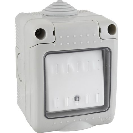 PULSANTE A PARETE STAGNO - 10 A