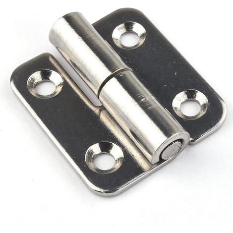 6 charnières amovibles 1,5' petits joints coulissants charnières de porte amovibles en acier inoxydable 304 gaucher
