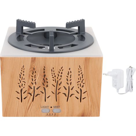 Humidificateur flamme 400ml diffuseur parfum aromathérapie – Huile parfumée minuterie maison chambre bureau EU 100-240V, parfum (1/5)
