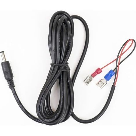 Câble d'alimentation Batterie pour caméras de Chasse PNI, Longueur 1,5 m (1/3)
