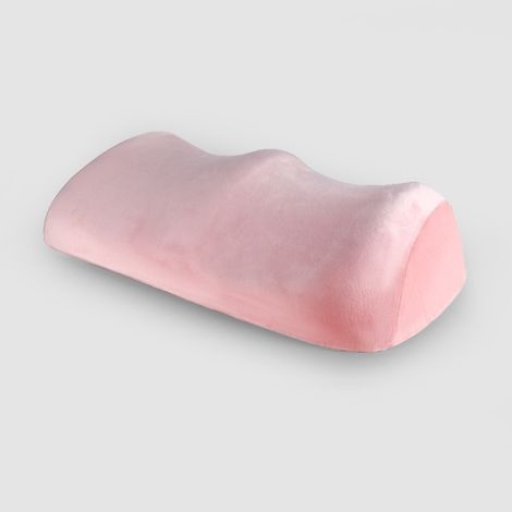 Almohada ergonómica para rodillas para dormir, almohada pequeña para elevación de piernas, almohada de soporte de espuma viscoelástica para rodillas y piernas 50  30  14,5 cm