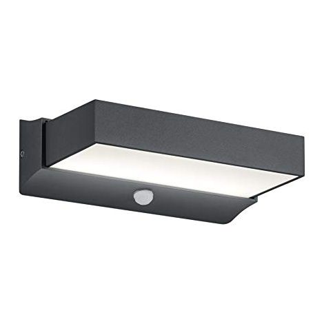 Applique murale d'extérieur LED 11W – Aluminium anthracite – Lumière blanche chaude 3000K – Protection IP65 pour extérieur – Trio (1/10)