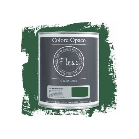 FLEUR CHALKY COLORE OPACO EFFETTO GESSO 750 ML F54 THE GREEN QUEEN (1/4)