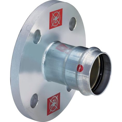 Viega Prestabo-Transizione flangiata, DN 32, d 35mm, n 4 acciaio non legato, zincato modello 1159.1, 642389
