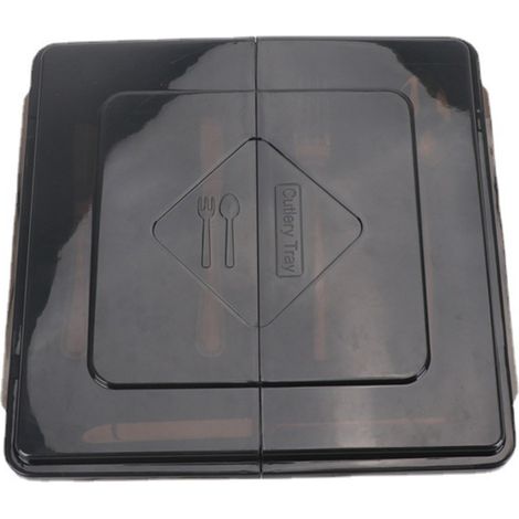 Kit Silverware anti-poussière sécurisé argenté - préparation culinaire simplifiée pour cuisine - résistant à la chaleur et aux éclaboussures (1/5)