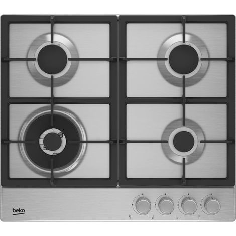 Beko HIAW64225SXE cocina acero inoxidable 4 quemadores (1/3)