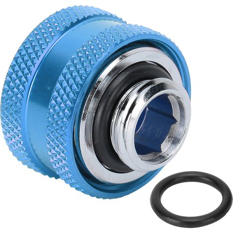 Raccords rapides pour tubes rigides de refroidissement liquide pour PC FREEZEMOD (bleu) (1/5)