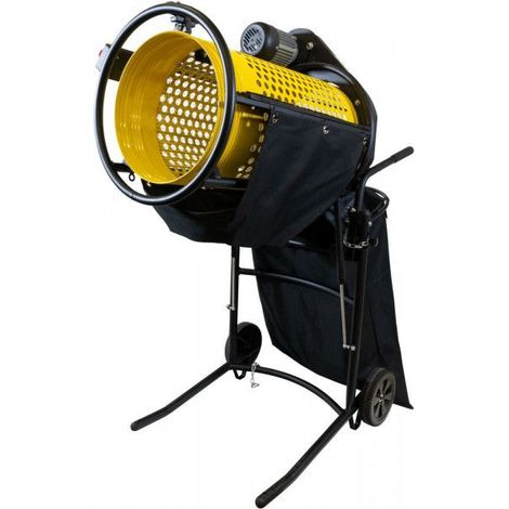 Güde – Tamis rotatif électrique 375 mm – Angle d'inclinaison réglable 0°-18° – Maillage 10/20 mm pour terre, sable, gravier
