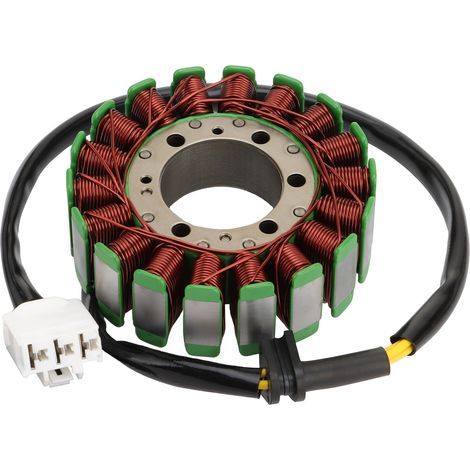 Professional repair kit for Honda CBR600RR (2003-2006) charging system (3 pieces): stator coil + paper gasket + rectifier. Complete motorcycle magneto repair kit. (1/4)