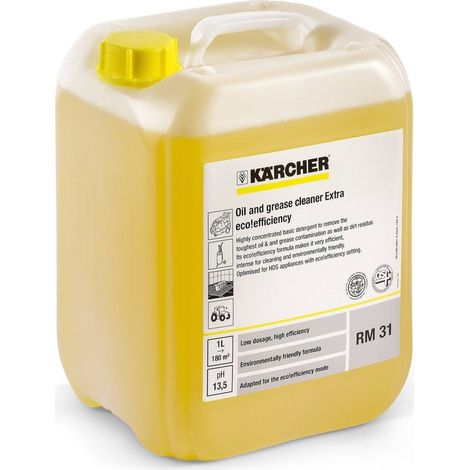 KARCHER Degraissant PressurePro Extra RM 31 62954220, Bidon de 200 L, pH 14, Elimine Huile, Graisse, Goudron et Suie, Formule Alcaline