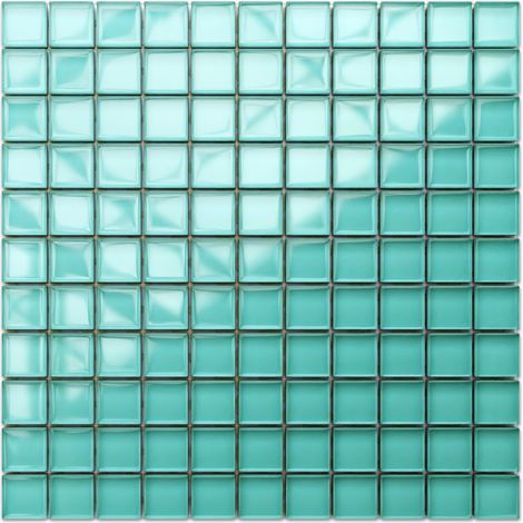 Ilcom mosaico in vetro su rete per bagno e cucina 30cm x 30cm  - Dried sage (1/5)