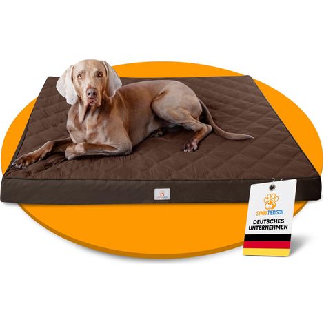 Lit orthopédique pour chien, imperméable, tapis préféré de votre nez en fourrure, coussin antidérapant, panier pour chien, housse lavable, petits à grands chiens, 130 x (1/5)