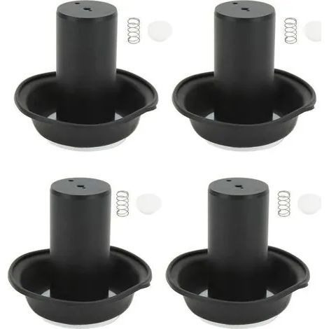 Kit de 4 membranes à dépression pour piston de carburateur, remplacement pour Vmax 1200 VMX1200 1985‑2007 (1/3)
