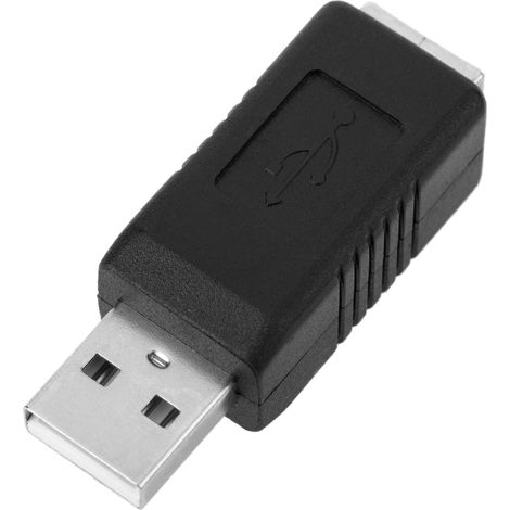 BeMatik - Adaptateur USB Type A Mâle vers USB Type B Femelle (1/5)