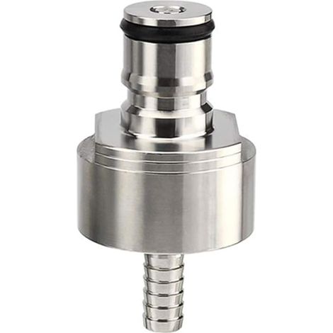 Merrday Inoxydable Carbonation Bouchon Contre-Pression Bouteille Remplissage avec 5/16 "Barb Type CO2 Couplage Pour Carbonate Soda (1/5)