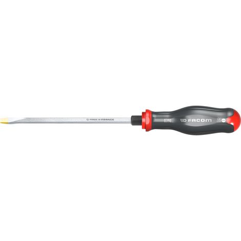 Facom – Tournevis Protwist plat forgé 8X175 – Lame hexagonale pour dévissages difficiles – Longueur 250 mm – Traitement tricoating pour résistance à la corrosion