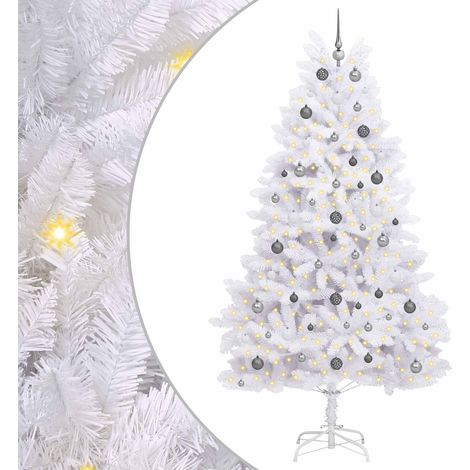 Árbol de Navidad artificial 120 x 120 x 240 cm PVC y Metal vidaXL