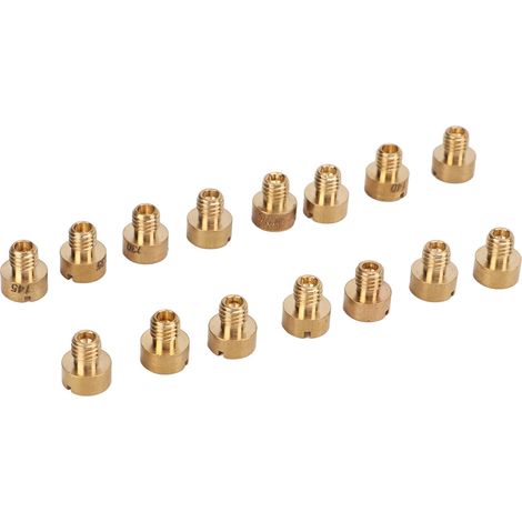 Kit de 15 gicleurs principaux de carburateur 88-150, buse métallique résistante pour Mikuni N100 604 VM22 VM24 VM26 VM30