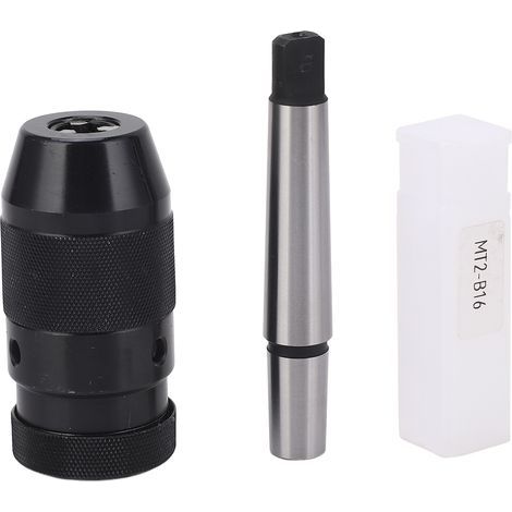 1 to 13 mm b16 keyless drill bit tightening thumb with mt2 extension bar for drill towers (1/5)