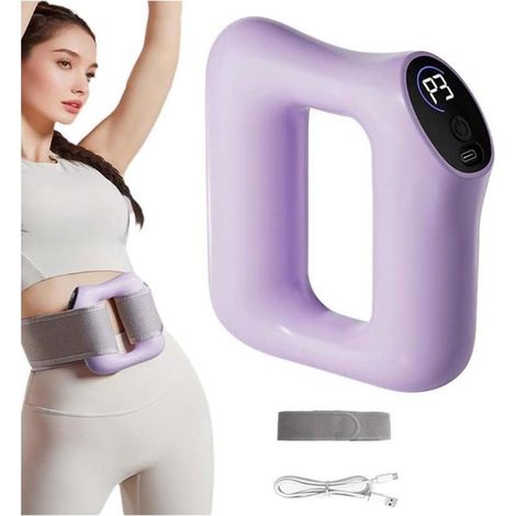 1 Anneau de fascia, ergonomique, rechargeable, vibration, massage tissus profonds, pour fitness et récupération (1/5)