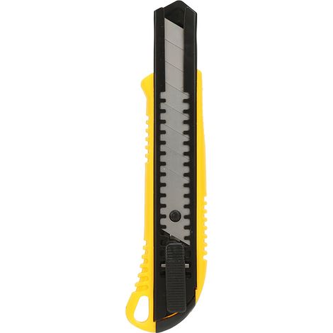 Rubber Handle Stainless Steel Art Utility Knife Paper Plastic Cardboard Cutting Tool (TU-520A)