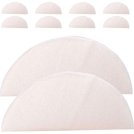 Chiffons Vapeur Réutilisables en Coton Lot de 10 Doublure Ronde 22 CM pour Accessoires Cuisson Vapeur (1/5)