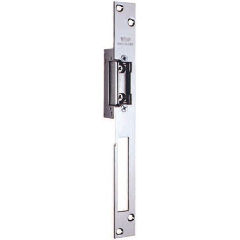 INCONTRO ELETTRICO SIMMETRICO REVERSIBILE CON FERMO 7755.20 - cm.25 acciaio nichelato lucido (7755.2078)