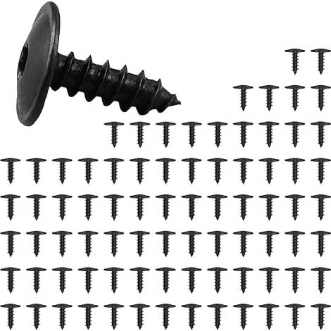 M5 x 16mm Self Drilling Screws for Metal Self Tapping Car Body Screws Torx Screws M5x16mm Black (1/5)
