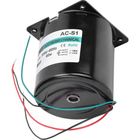 Moteur synchrone à courant alternatif à aimant permanent, rotation horaire/antihoraire, couple élevé, 60 W, pour machines-outils à commande numérique, XD80KTYZ, 20 tr/min, 220 V CA (1/5)