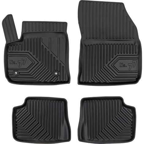 Tapis de Sol de Voiture pour Alfa Romeo Junior Elettrica 2024-2025 TPE Noir 4Pcs (1/5)
