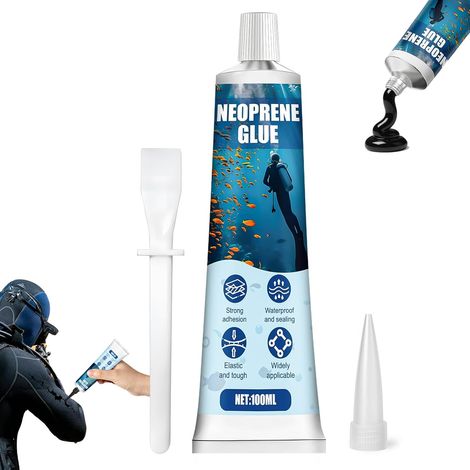 Colle Neoprene, Colle Néoprène Combinaison, 100 ml, Étanche et Résistante (1/5)