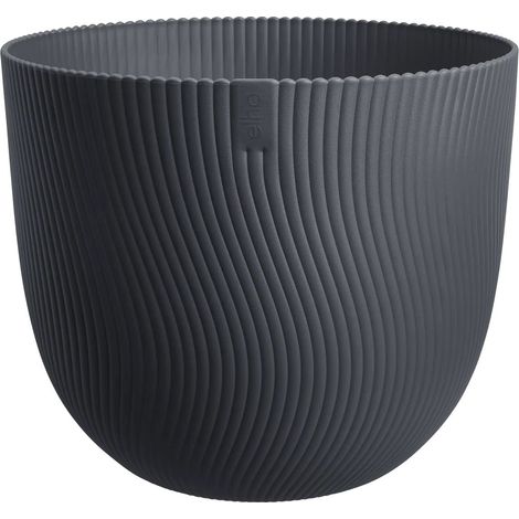 elho – Pot de fleurs Sereh – Anthracite – Ø 47 cm, plastique (1/5)