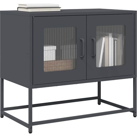 TV-Schrank Anthrazit 68x39x60,5 cm Kaltgewalzter Stahl