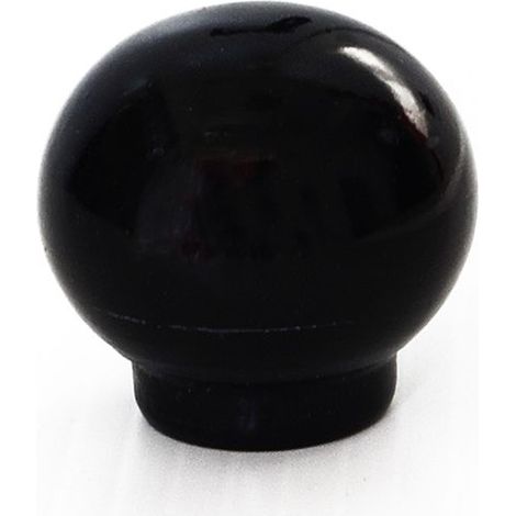 MASIDEF - 1 POMOLO IN LEGNO NERO BRILLANTE DIAM 30