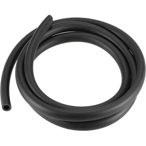 Tubi flessibili per olio lubrificante, tubi in gomma per irrigazione, piccole attrezzature, uso esterno, giardinaggio, neri (1/4)