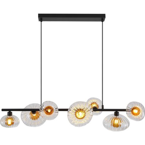 Suspension Sunbeam 7 lumières - 24123-7BK (1/5)