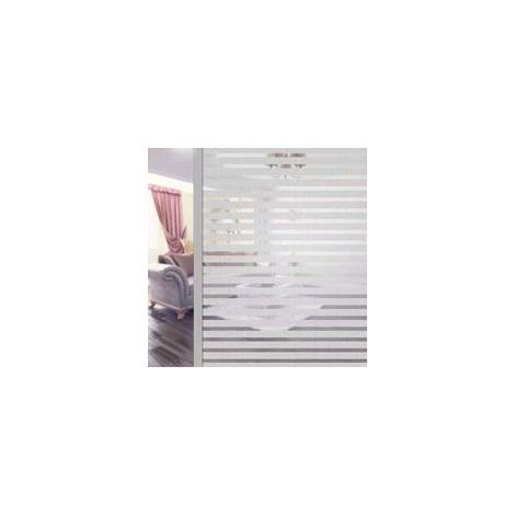 Film anti regard électrostatique pour fenêtre – Protection UV 96% – Non-adhésif, réutilisable – Opacité 98% pour bureaux et maisons (1/5)