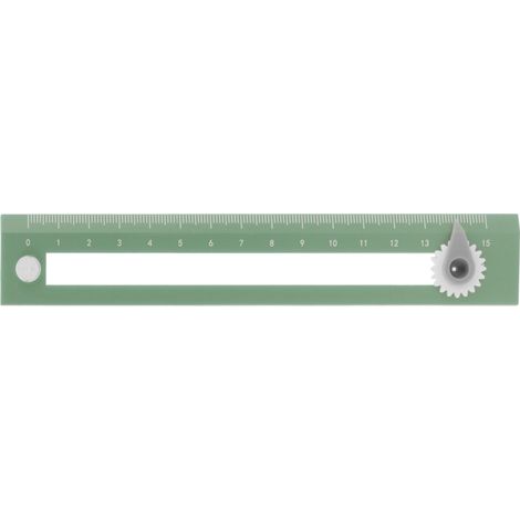 Irovami Compas à règle 2 en 1 haute précision pour étudiants, outil d'apprentissage pour le dessin et le dessin (vert) (1/5)
