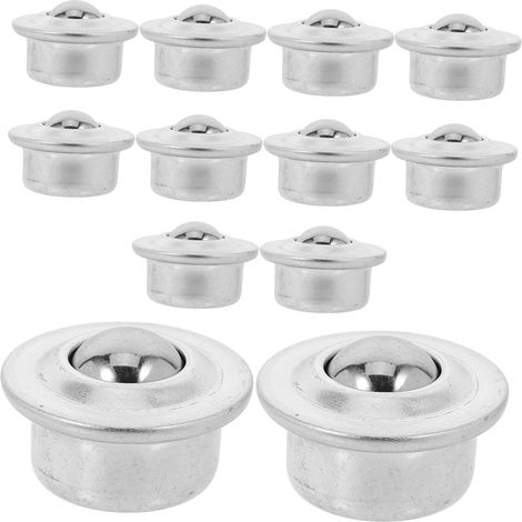 Roues à billes en acier inoxydable argenté GARVALON légères