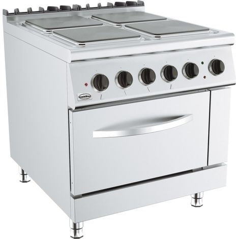 Cuisinière électrique 4 plaques avec four électrique - Combisteel (1/2)