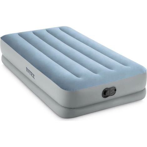 Matelas Gonflable Électrique USB 1 Place "Confort" 191cm Bleu