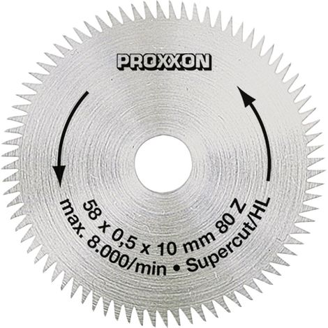 Proxxon - Kreissägeblatt "Super-Cut", 58 mm (80 Zähne) - 28014