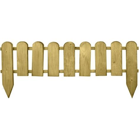 STACCIONATA BORDURA RECINZIONE INGLESE CM 110X3,2XH45/28 (21995) (1/3)